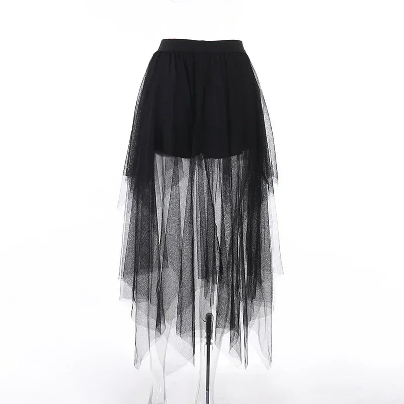 Punk Net/Mesh Skirt
