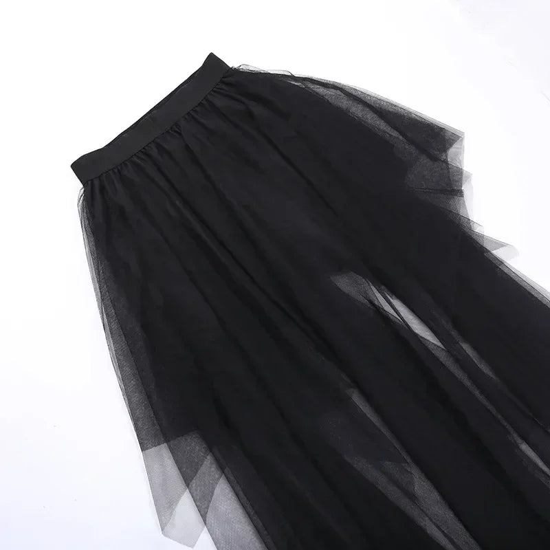 Punk Net/Mesh Skirt