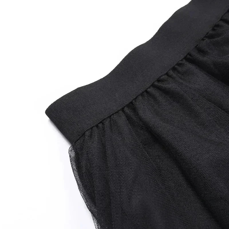 Punk Net/Mesh Skirt