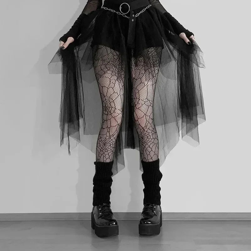 Punk Net/Mesh Skirt