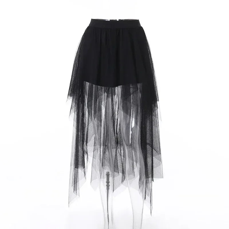 Punk Net/Mesh Skirt