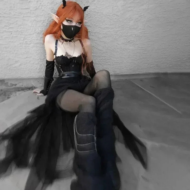 Punk Net/Mesh Skirt