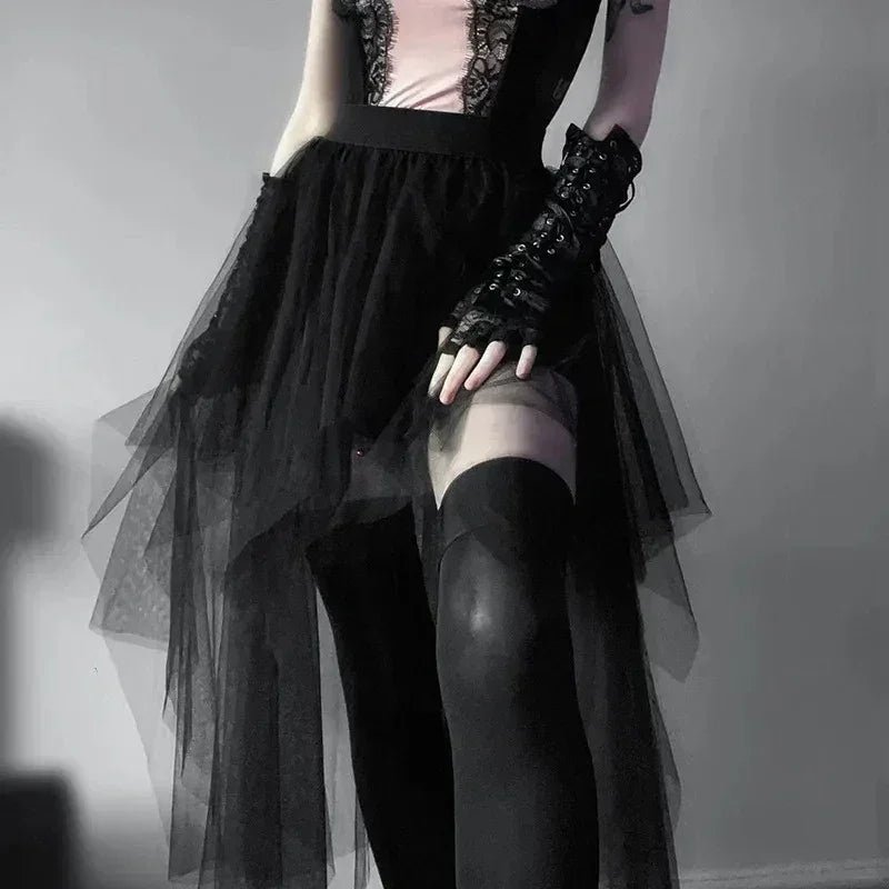 Punk Net/Mesh Skirt