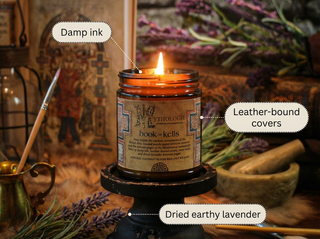 Book of Kells Candle