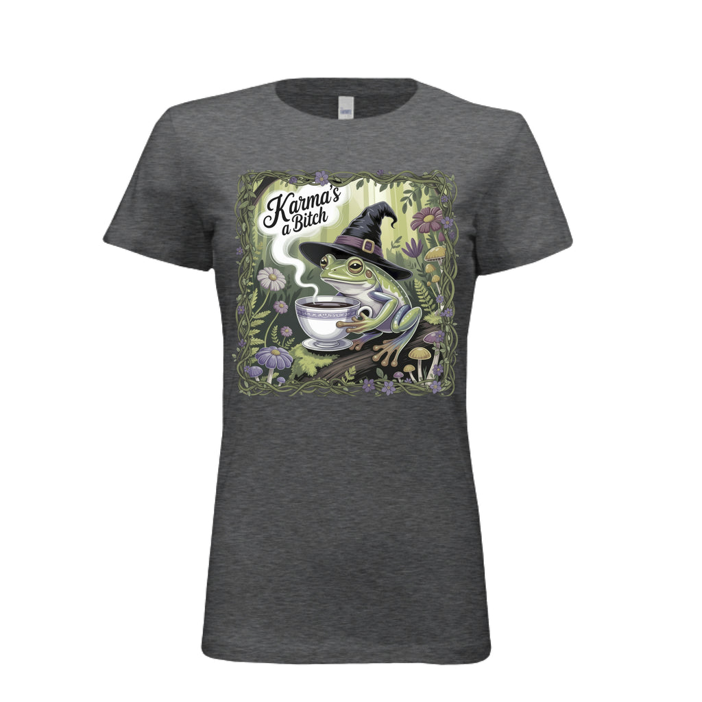 DRK GREY HEATHER - FRONT